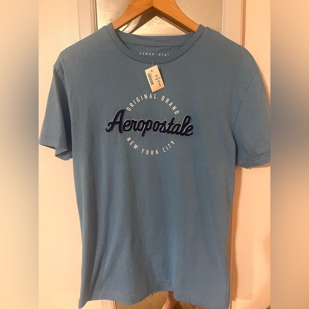 Aeropostale Light Blue Short Sleeve Tee